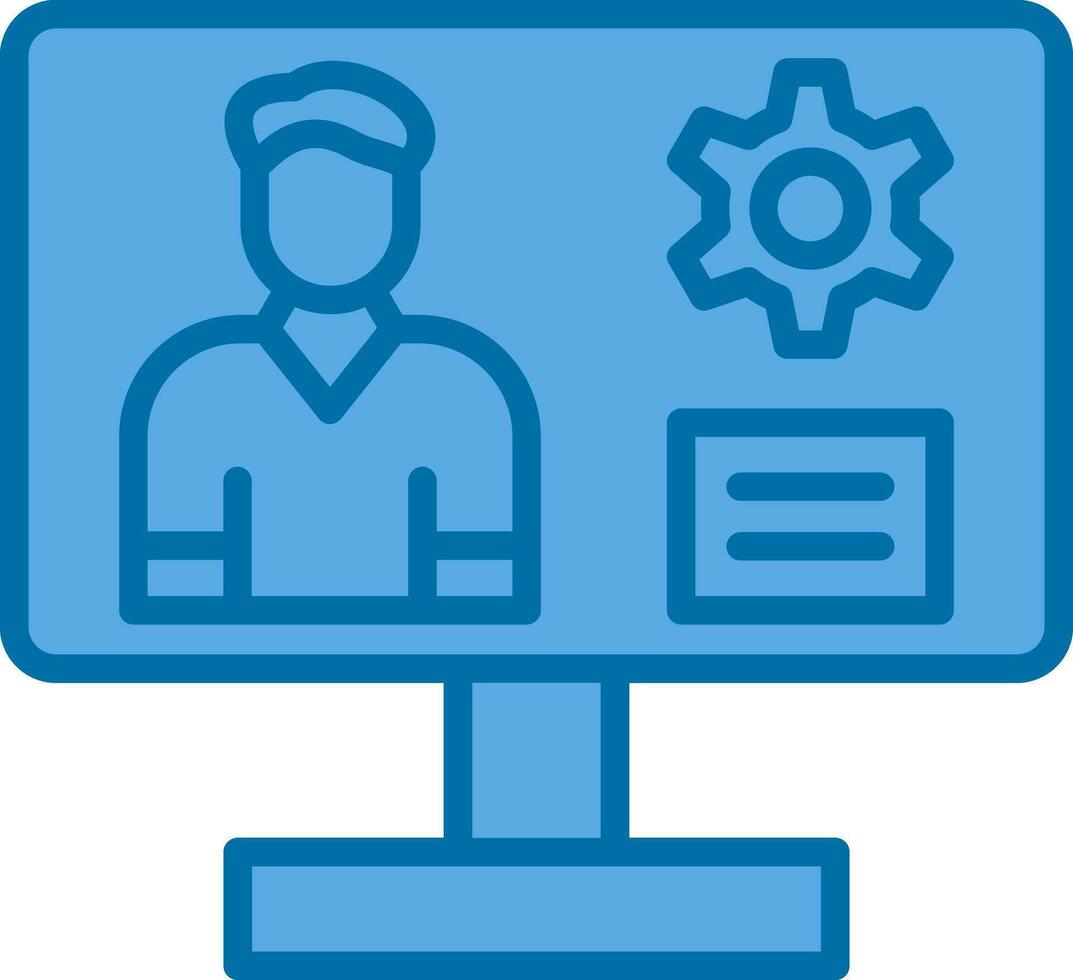 Content management system Vector Icon Design