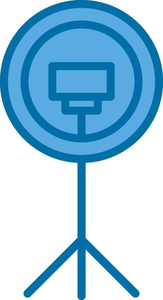 Ring light Vector Icon Design