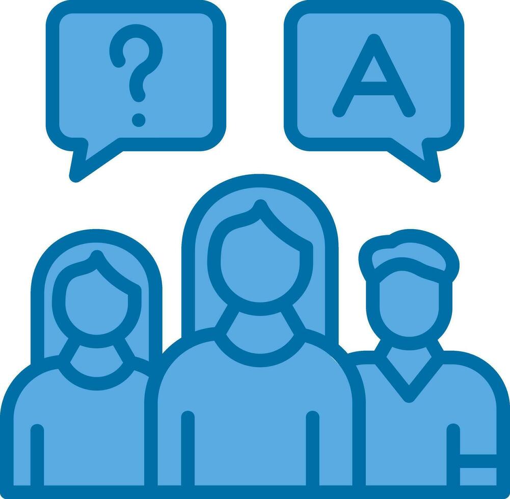 Asking Vector Icon Design
