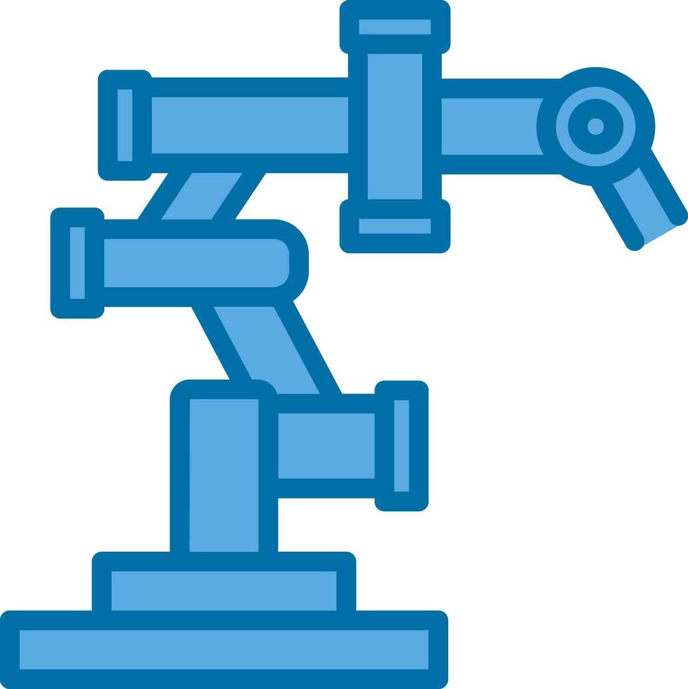 Robotic arm Vector Icon Design