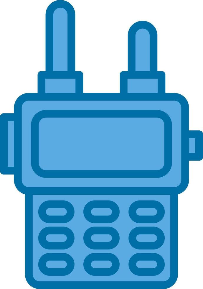 Walkie talkie Vector Icon Design