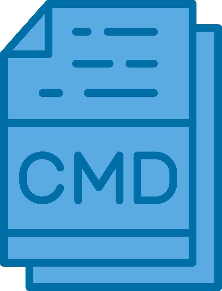 cmd vector icono diseño