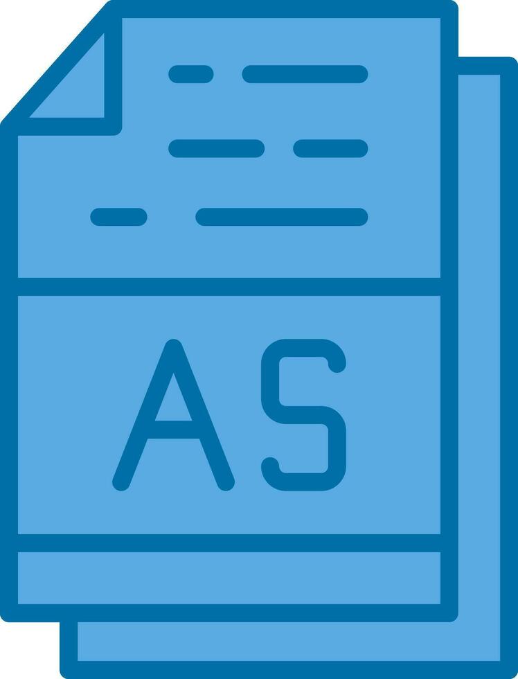 As Vector Icon Design