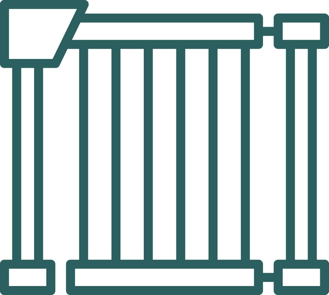 Gate Vector Icon Design