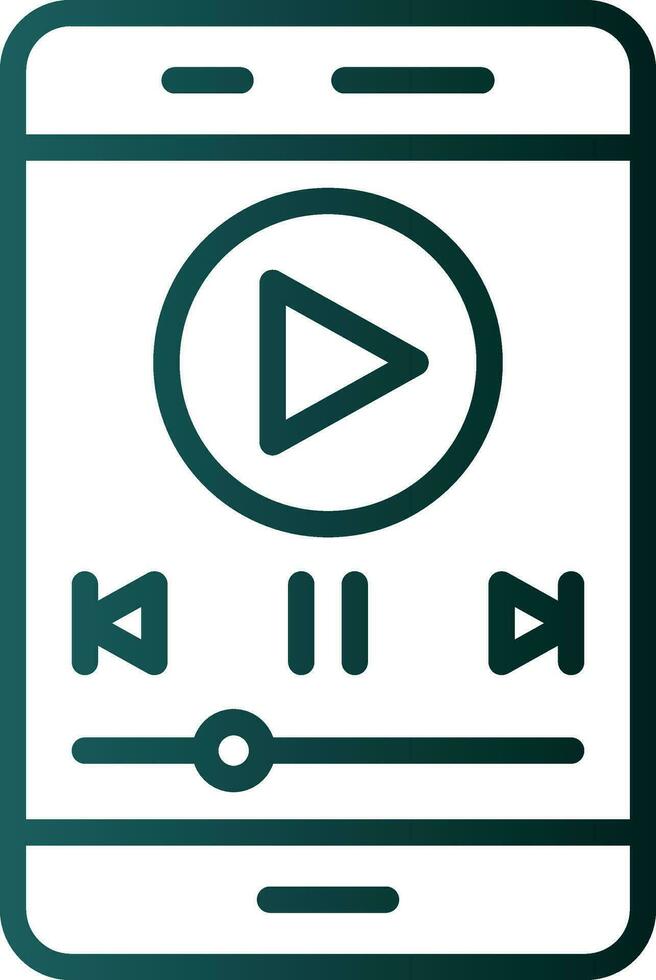 diseño de icono de vector de vídeo