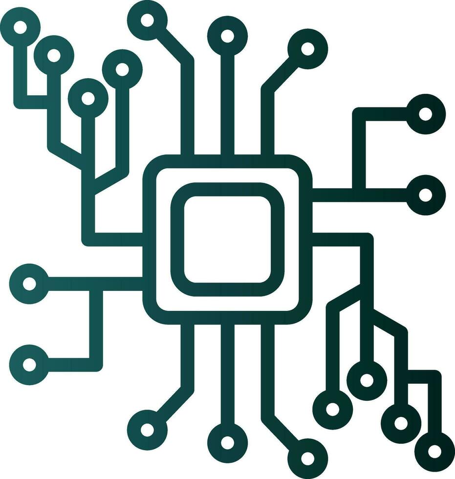 Circuits Vector Icon Design