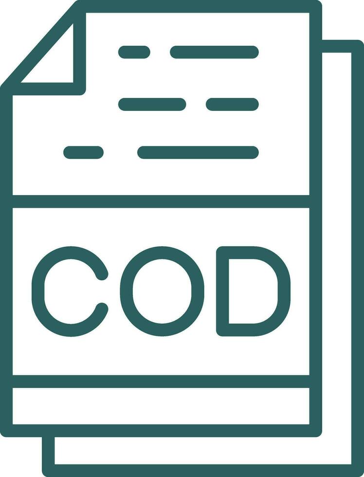 Cod Vector Icon Design