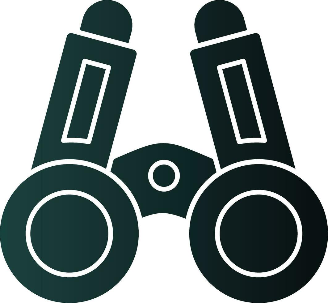 Binoculars Vector Icon Design