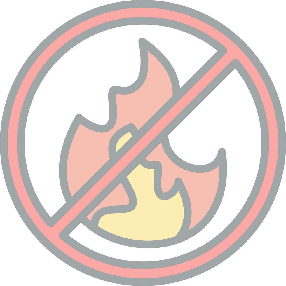 diseño de icono de vector de fuego