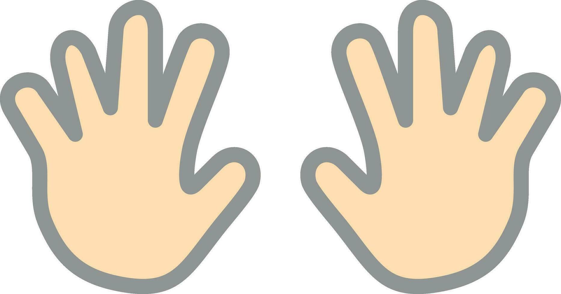 Hands Vector Icon Design