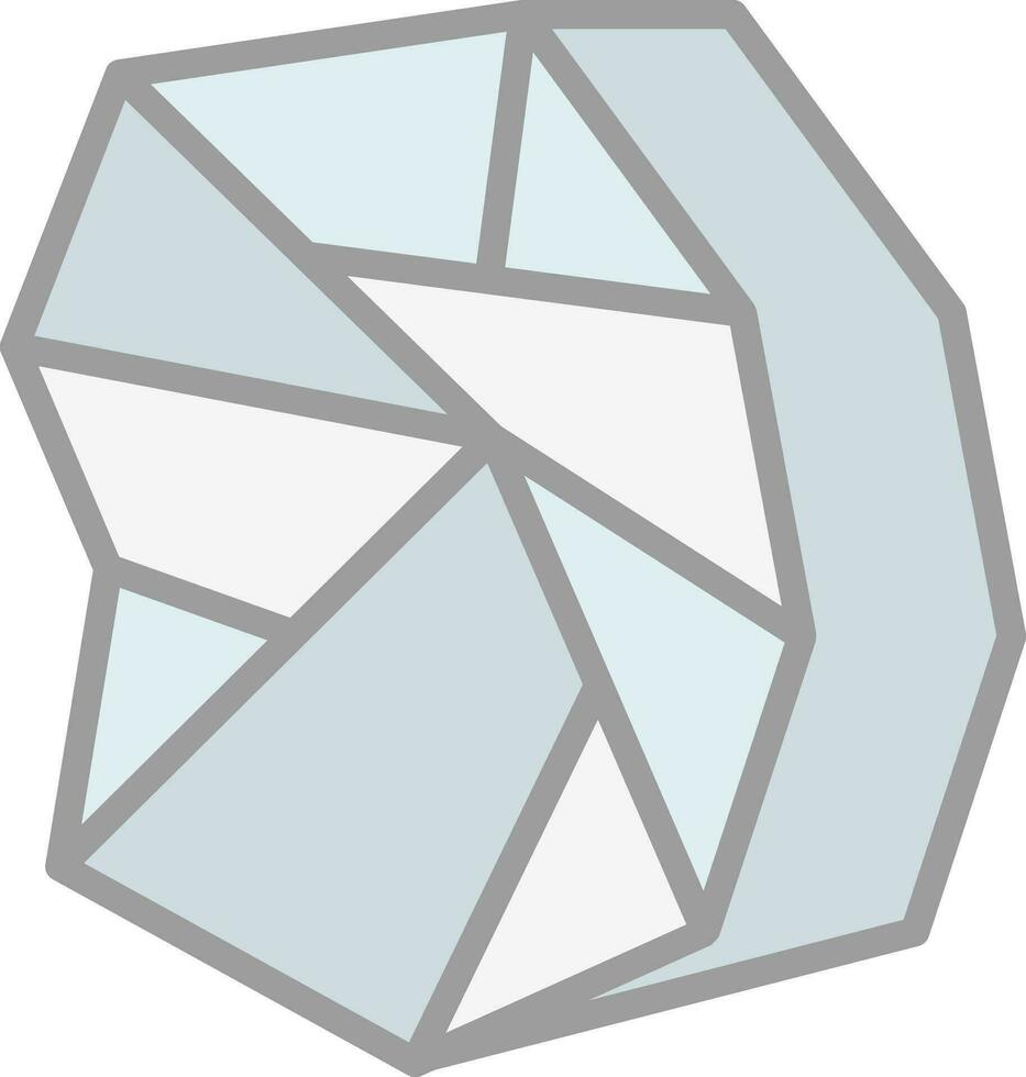 diseño de icono de vector de piedra