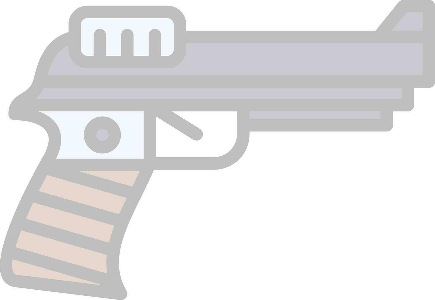 pistola vector icono diseño