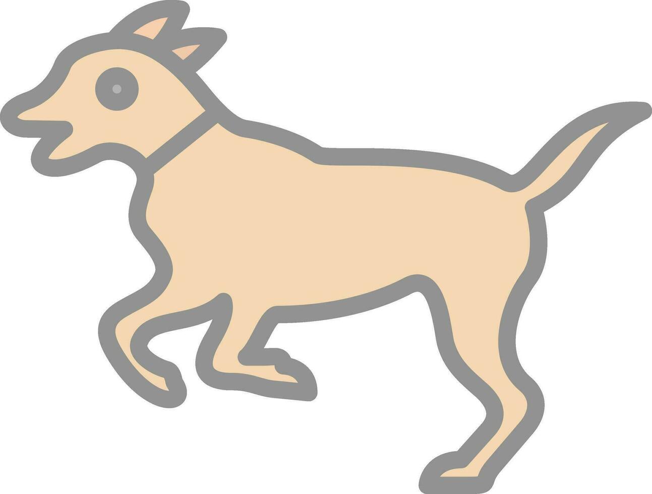 diseño de icono de vector de perro