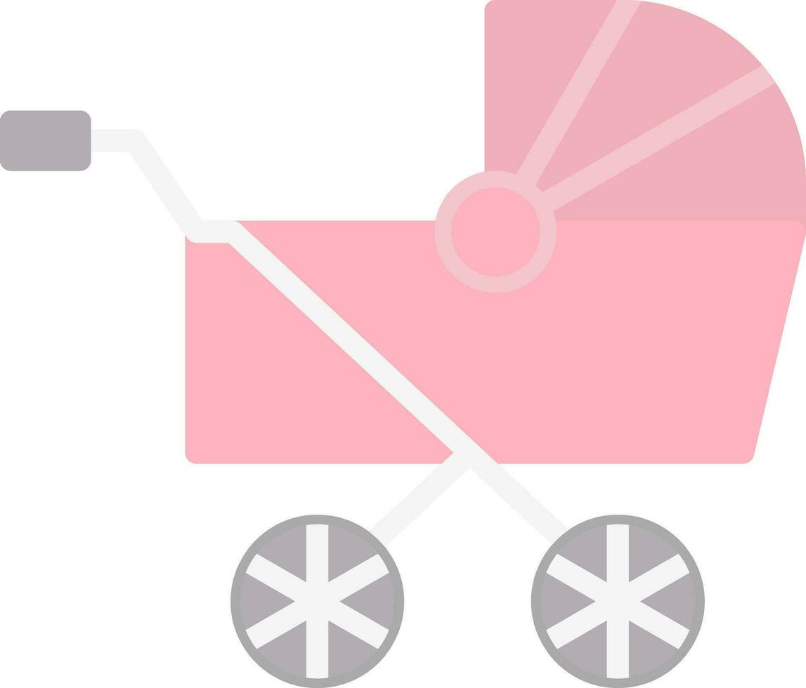 Pram Vector Icon Design