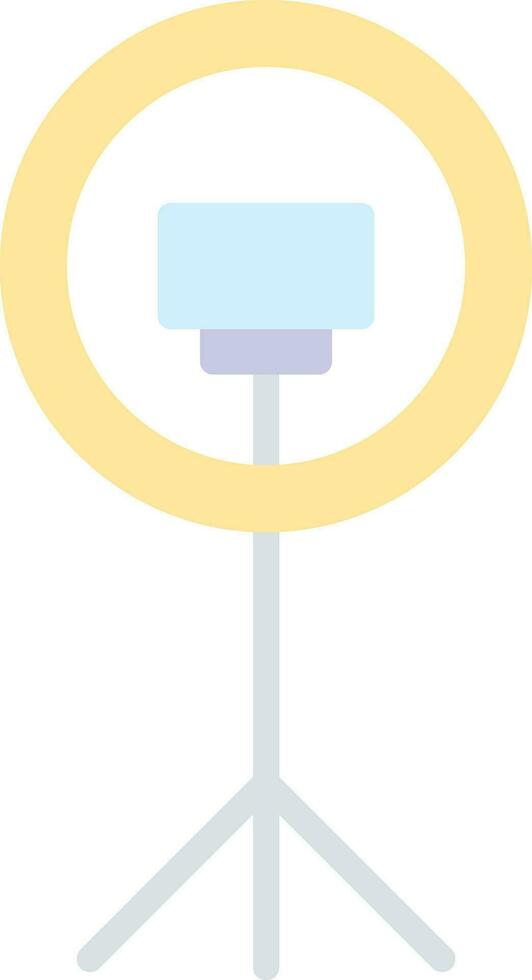 Ring light Vector Icon Design