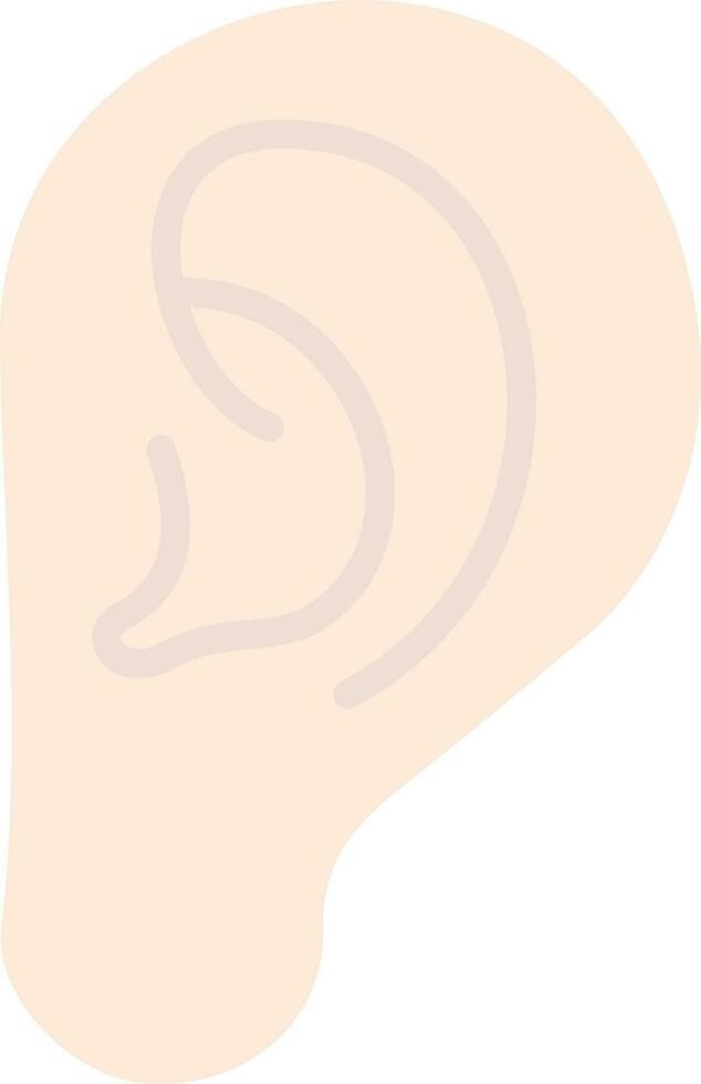 Ear Vector Icon Design