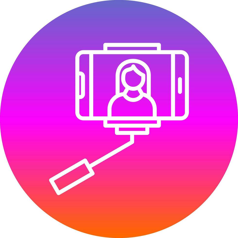 Selfie stick Vector Icon Design