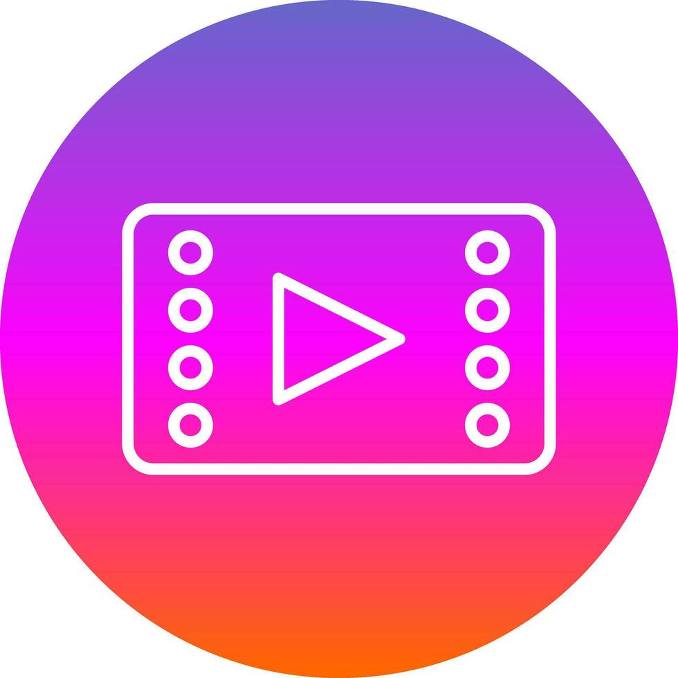 Video player Vector Icon Design