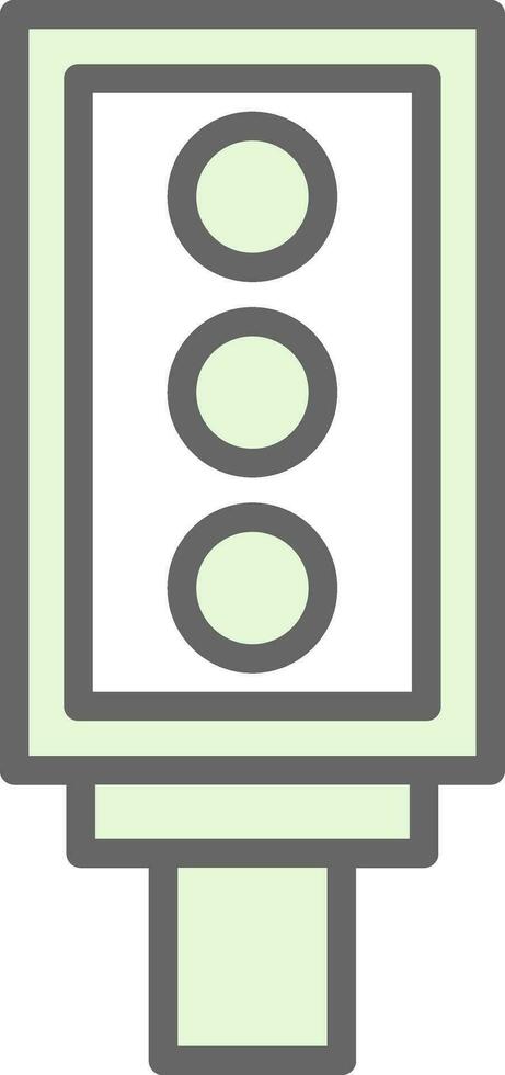 Traffic light Vector Icon Design
