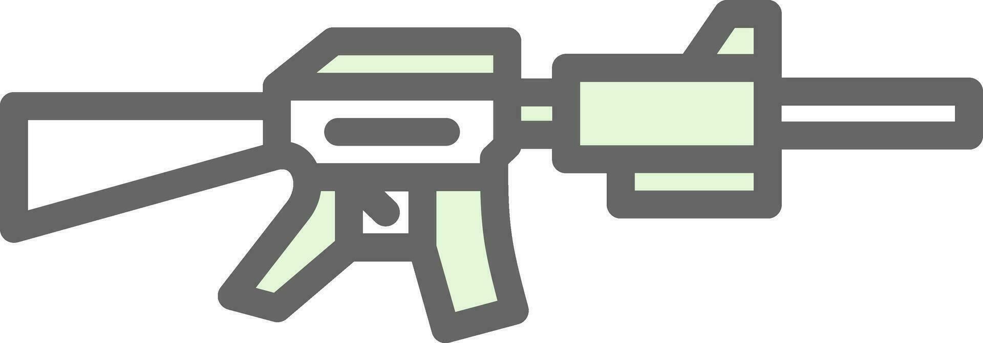 diseño de icono de vector de rifle