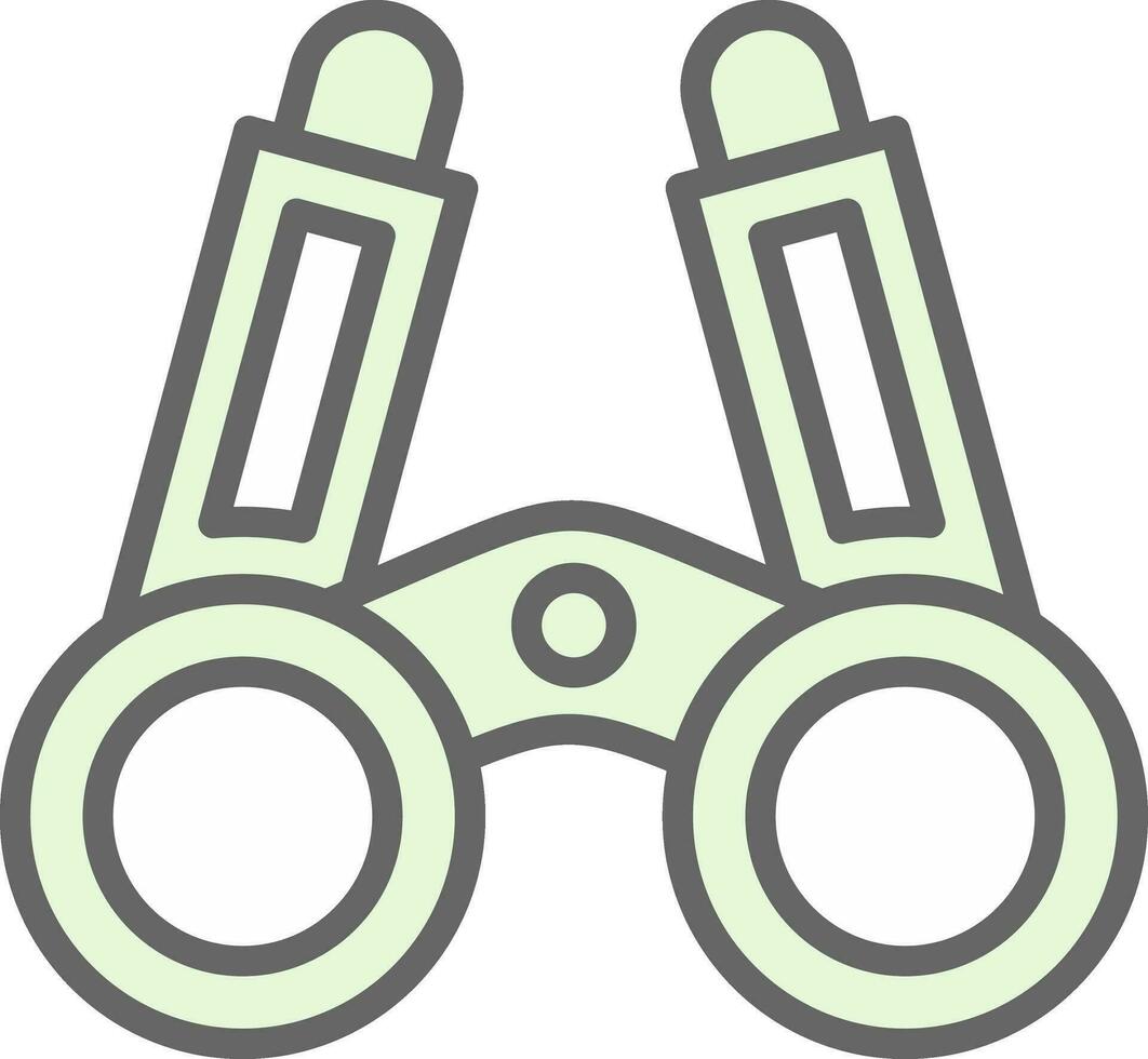 Binoculars Vector Icon Design