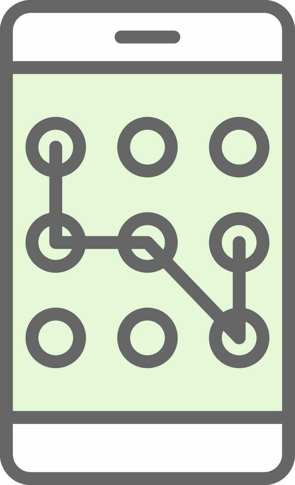 Phone lock Vector Icon Design