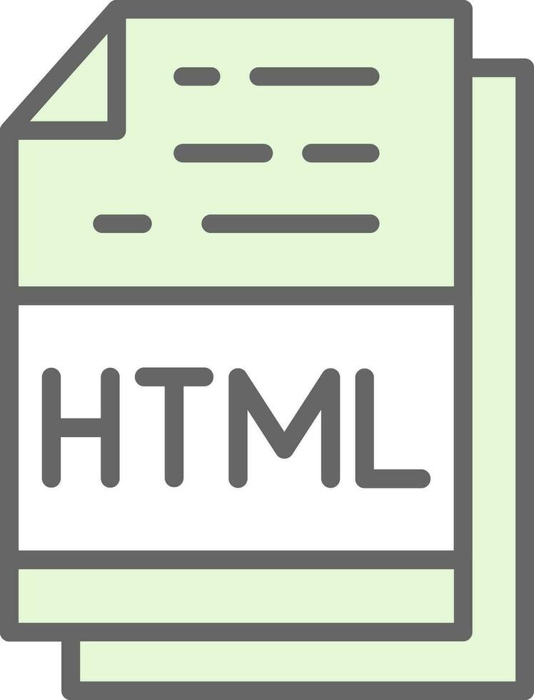 html archivo formato vector icono diseño