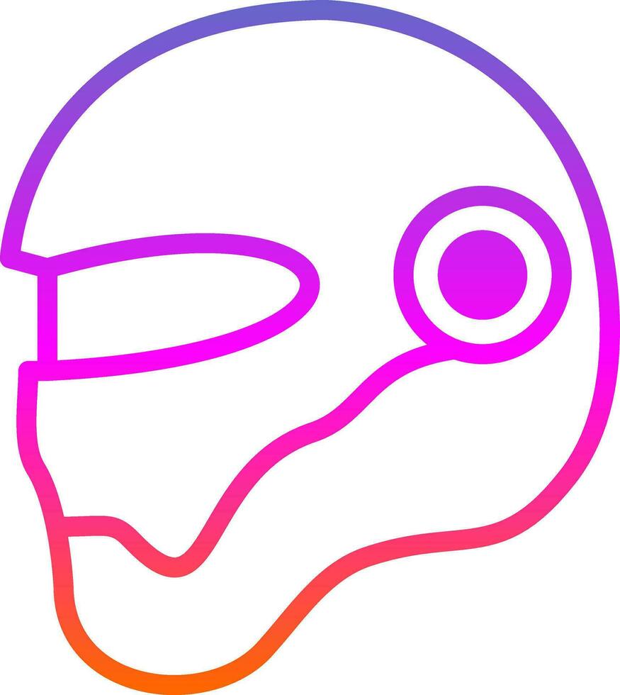 diseño de icono de vector de casco