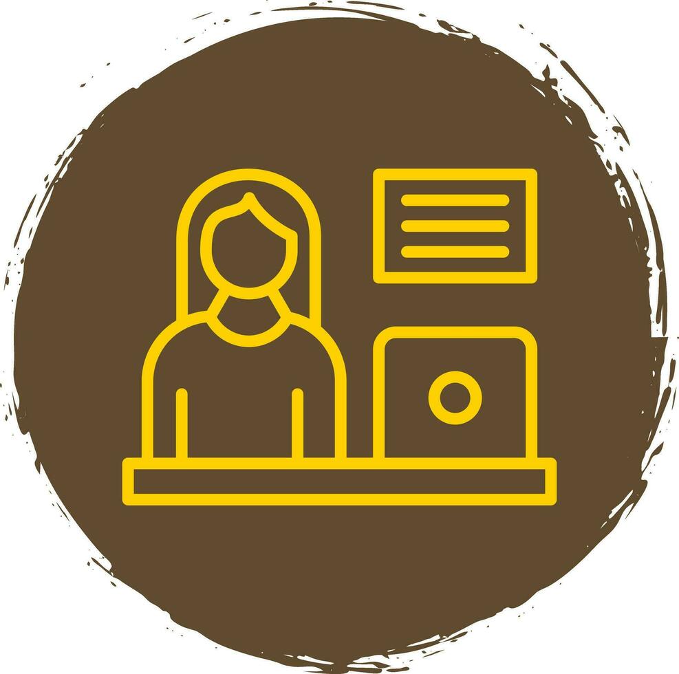 Blogger Vector Icon Design