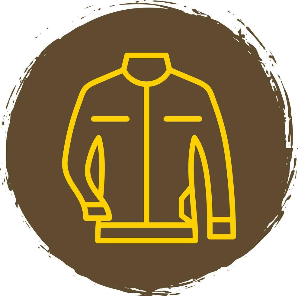 Leather jacket Vector Icon Design