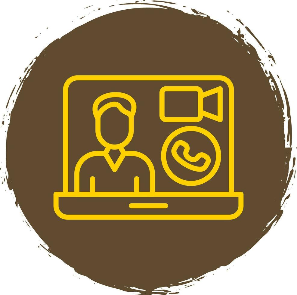 Video call Vector Icon Design