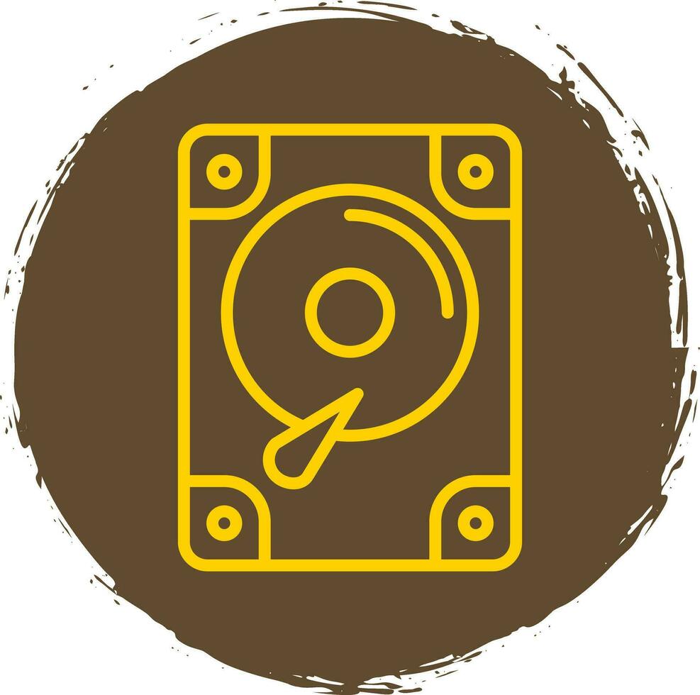 Hard disk drive Vector Icon Design