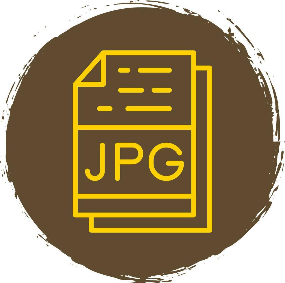 Jpg File Format Vector Icon Design