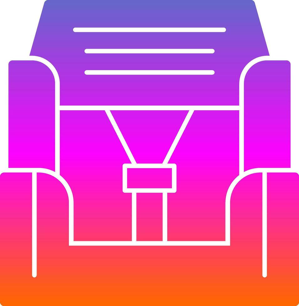 Car seat Vector Icon Design