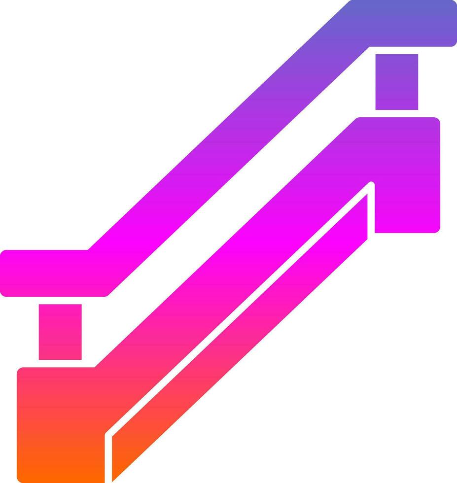 Escalator Vector Icon Design
