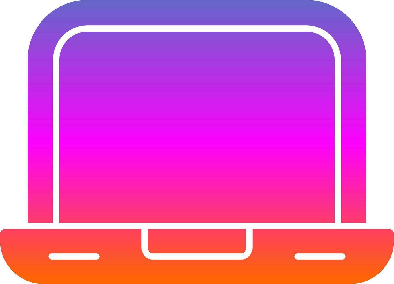 Laptop Vector Icon Design