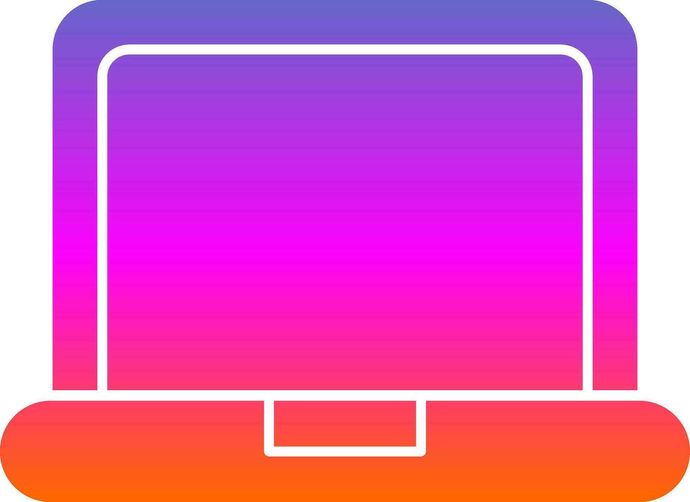 Laptop Vector Icon Design