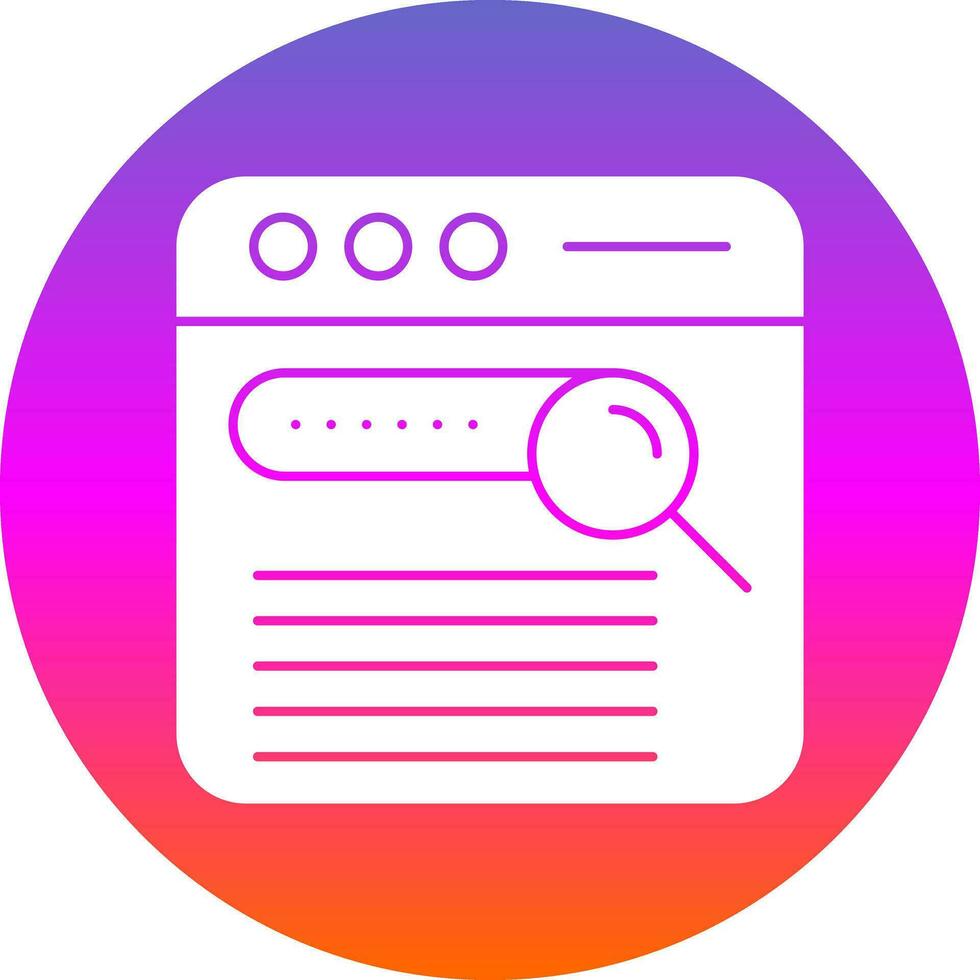 Search Vector Icon Design