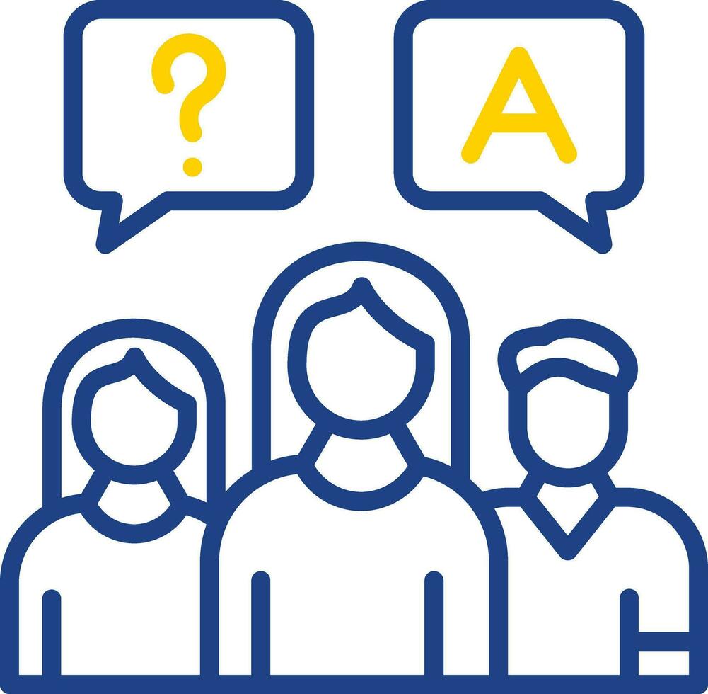 Asking Vector Icon Design
