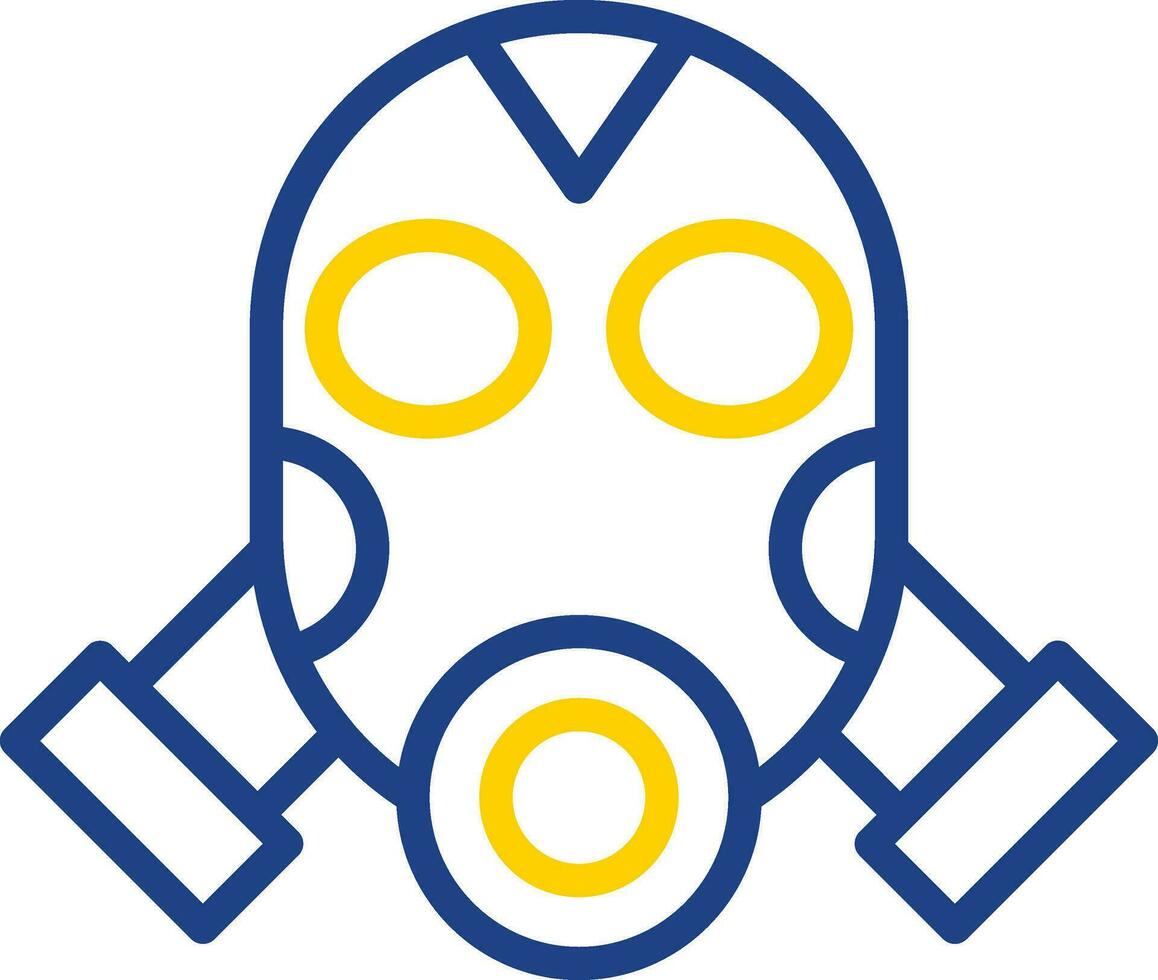 Gas mask Vector Icon Design