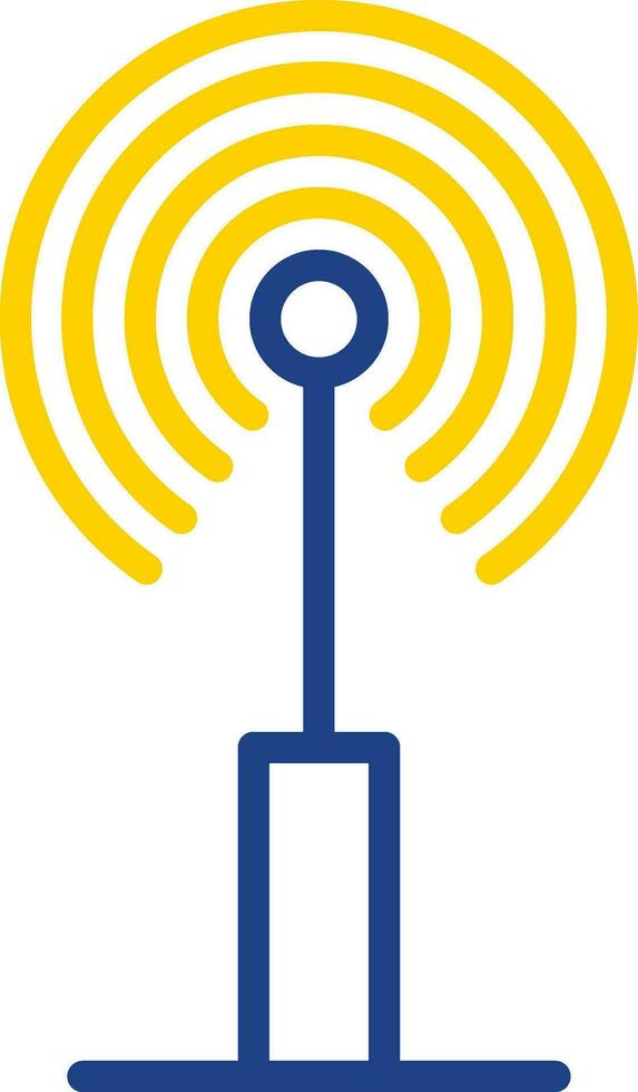 Radio antenna Vector Icon Design