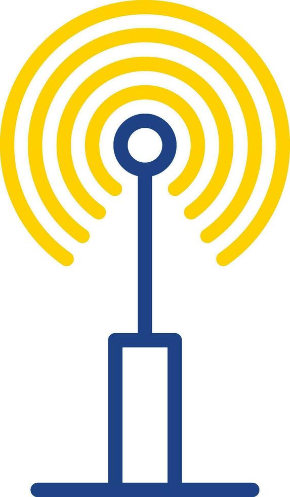 Radio antenna Vector Icon Design