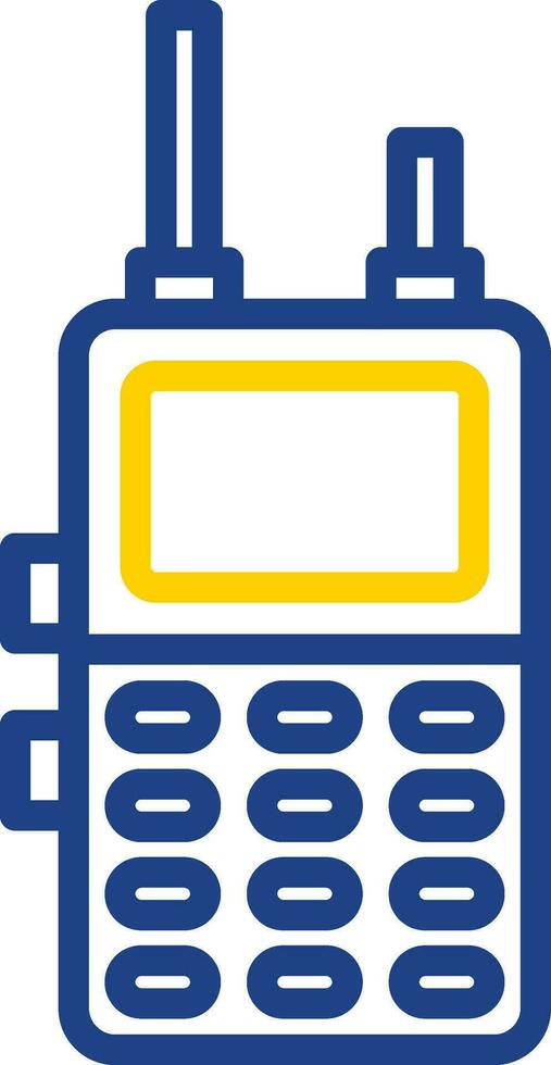 Walkie talkie Vector Icon Design
