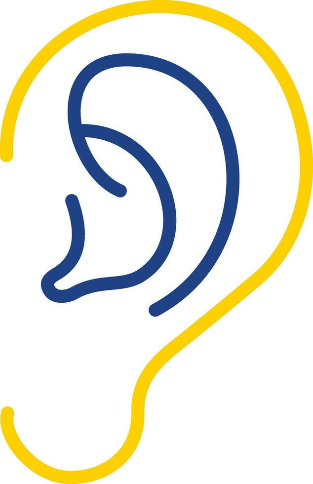 Ear Vector Icon Design