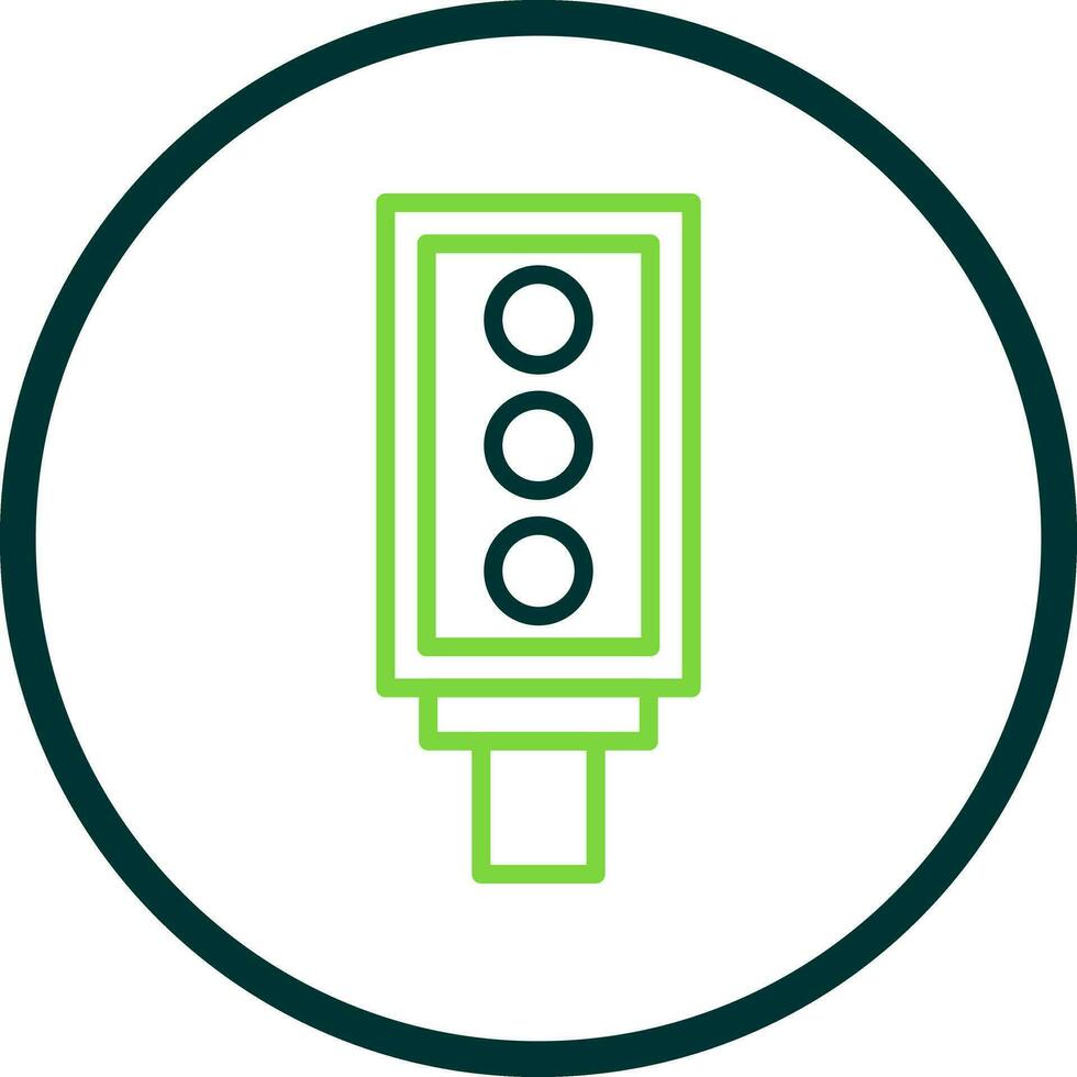 Traffic light Vector Icon Design