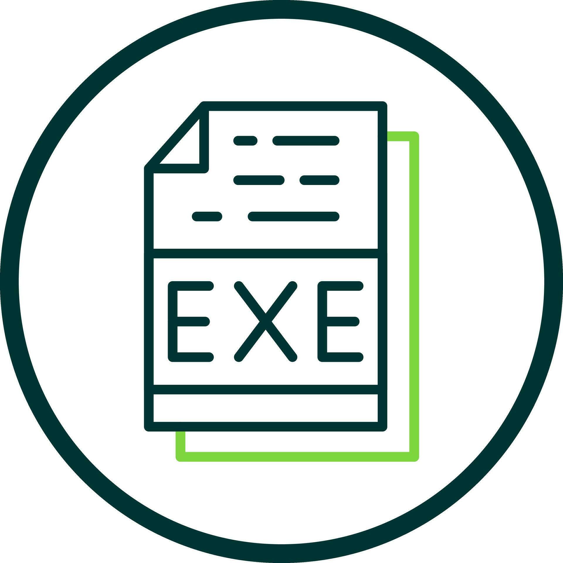 Exe File Format Vector Icon Design 29419900 Vector Art at Vecteezy
