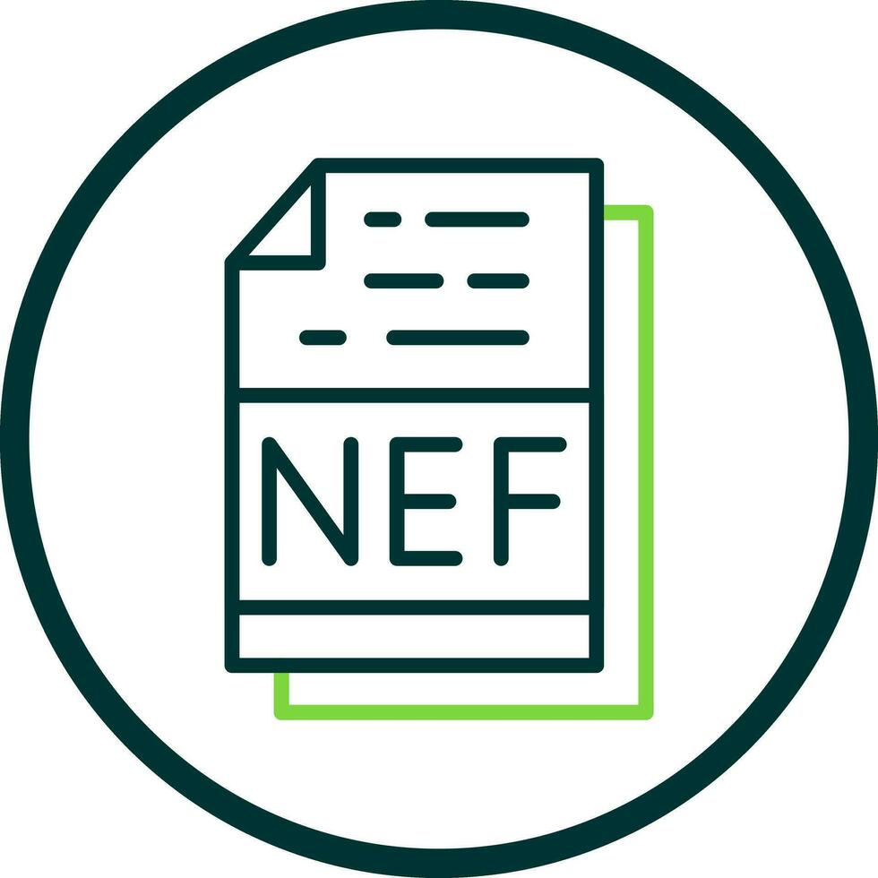 nef vector icono diseño