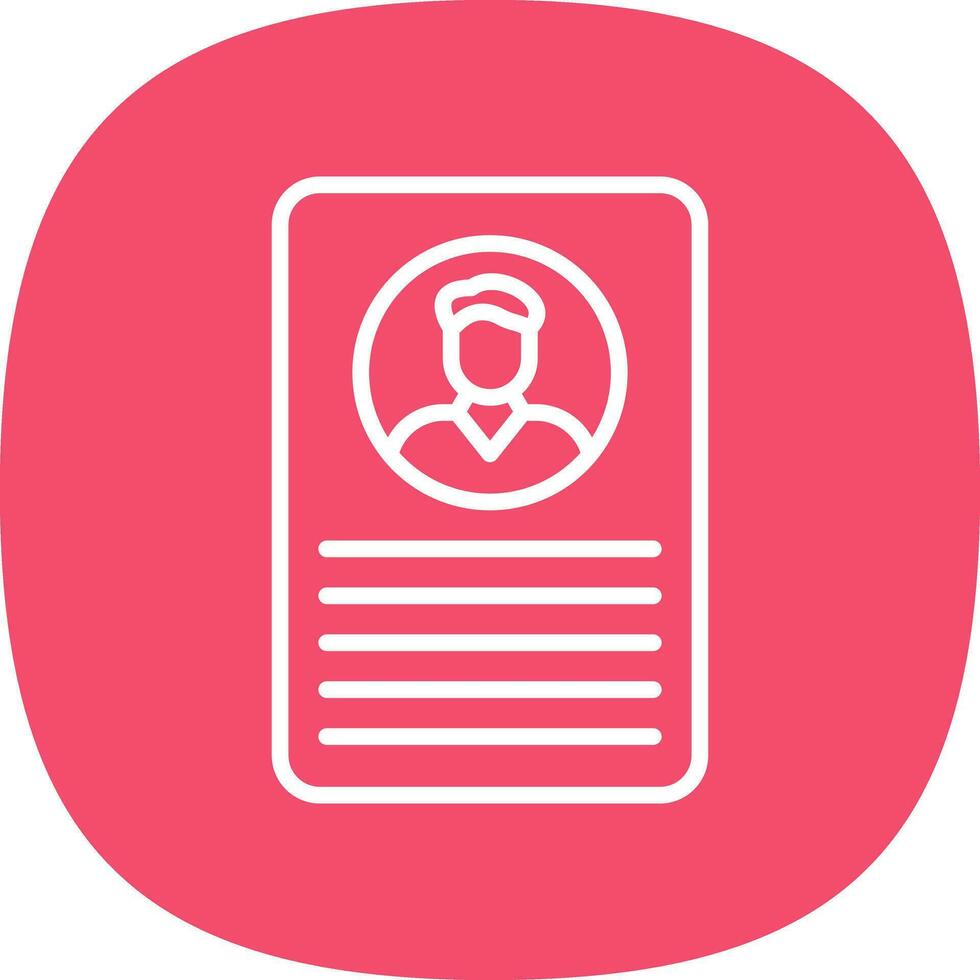 Profile Vector Icon Design
