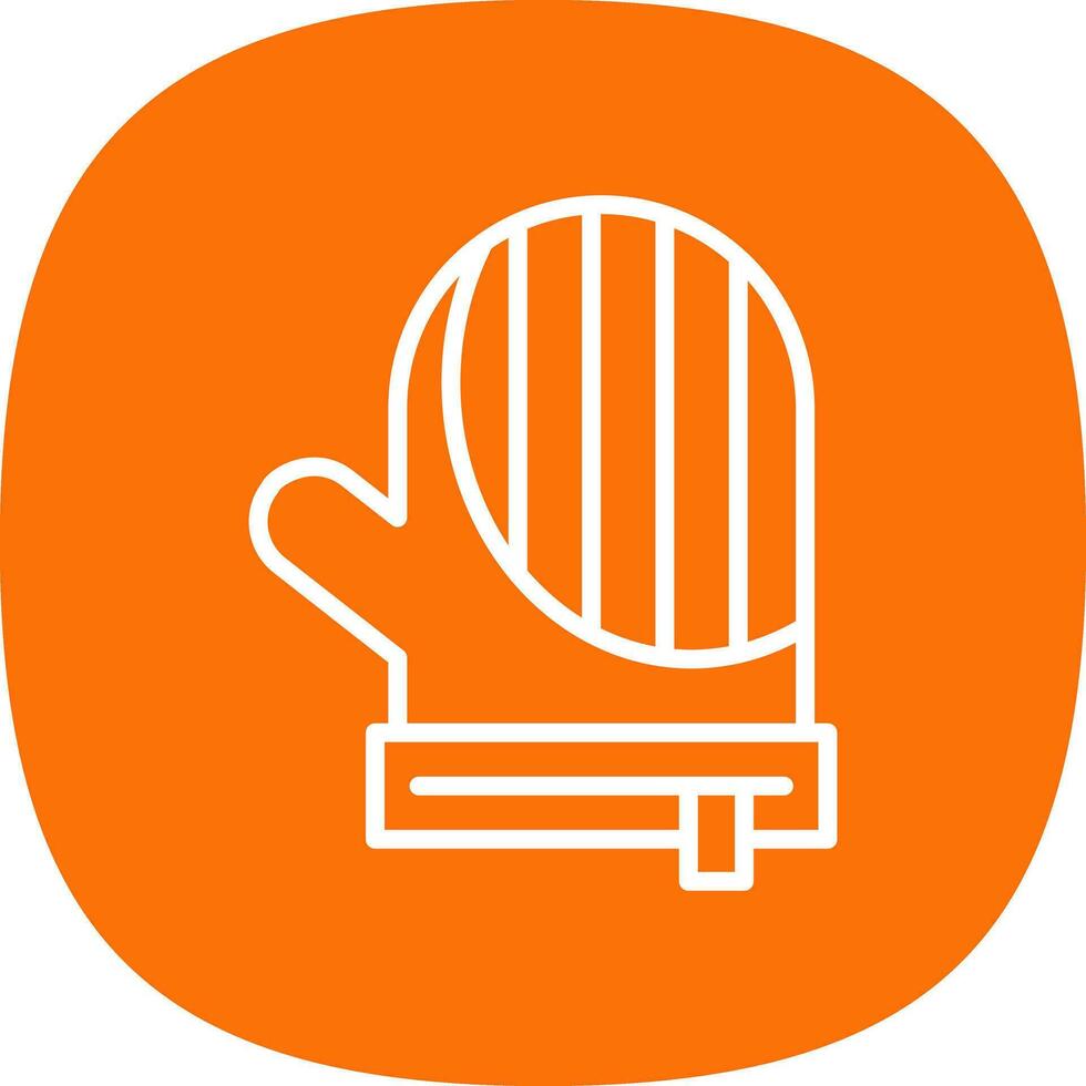 Oven mitts Vector Icon Design