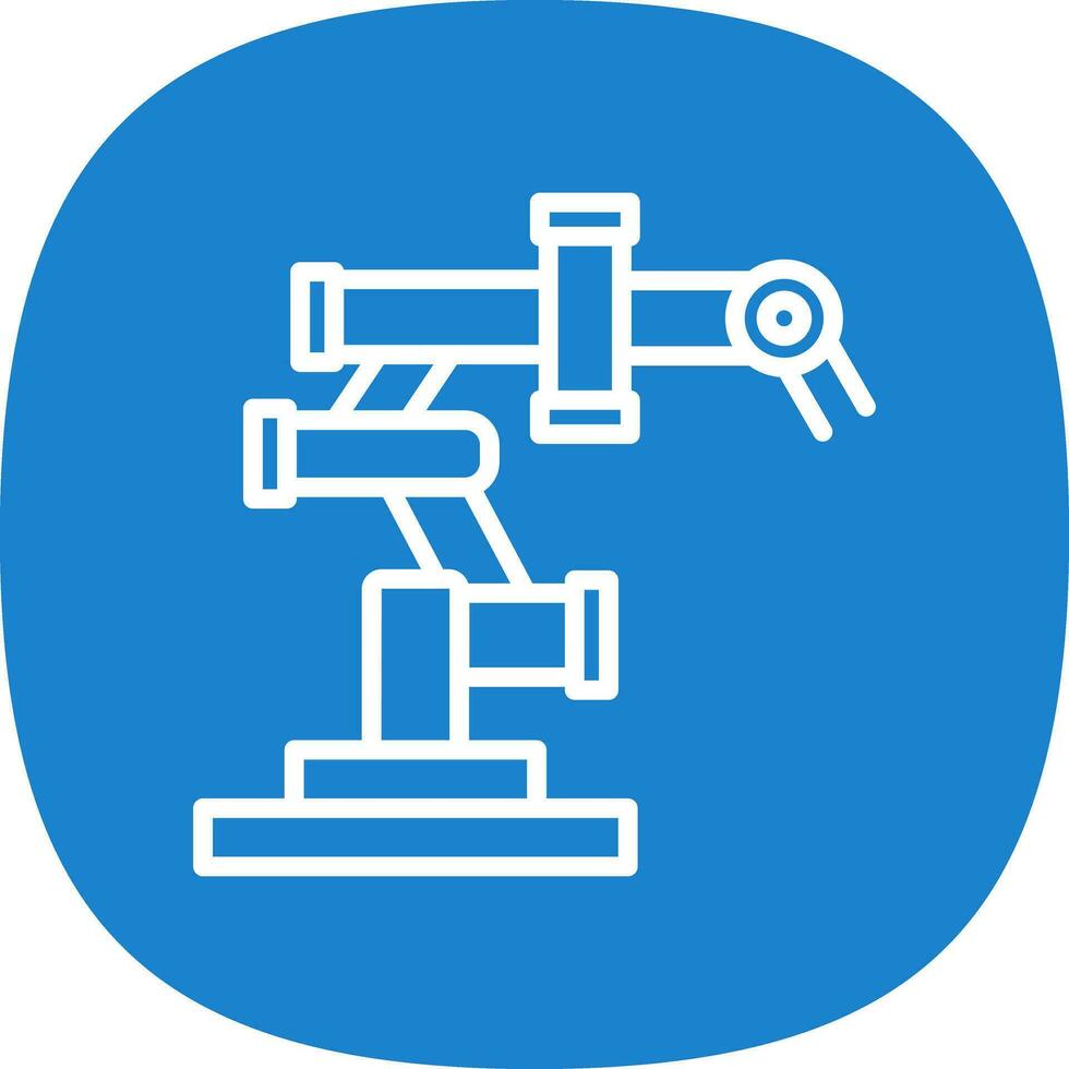 Robotic arm Vector Icon Design